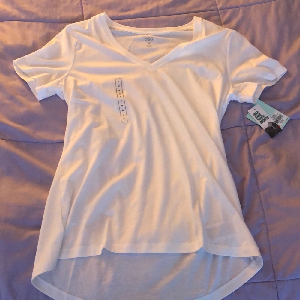 white tee